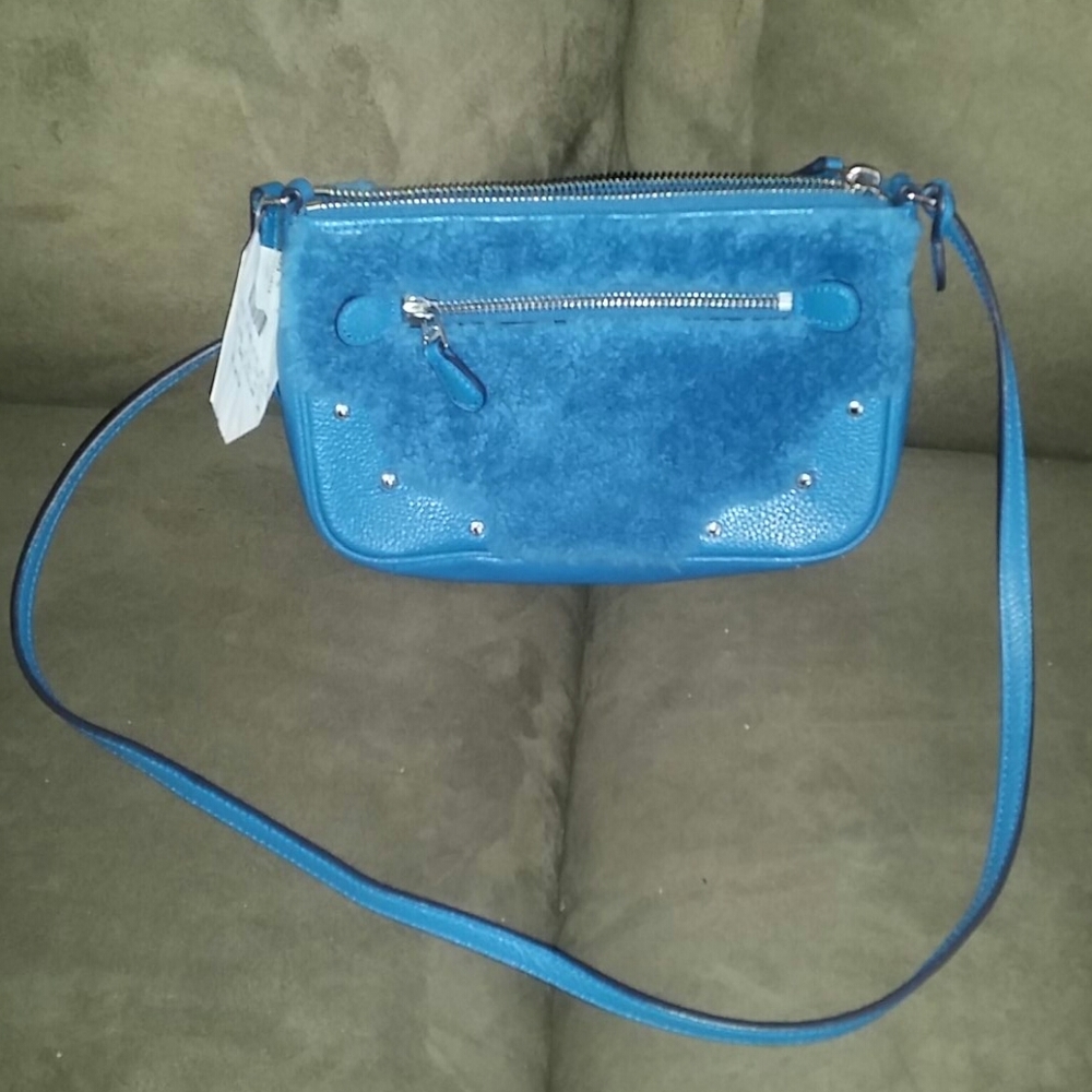 NEW COACH Peacock Small Rhyder Pochette Crossbody